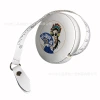 Printed PU leather tape measure, national trend style, automatic telescopic three-measurements, mini leather tape measure, small gift, facial mask soft tape measure Item Picture